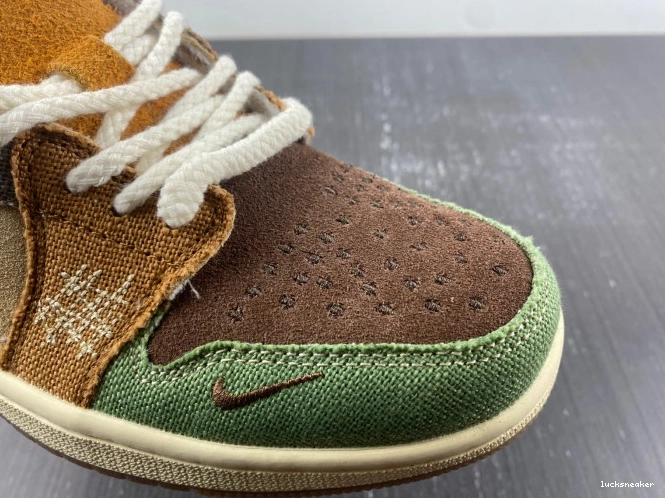 Rep LUCY Williamson DZ7292-200 Zion Jordan 1 Retro OG Voodoo Low 0715